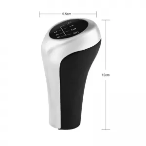 Shift Knob suitable for BMW with 6 Speed Black / Silver E90 Look-image-6325273