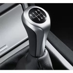 Shift Knob suitable for BMW with 6 Speed Black / Silver E90 Look-image-6325274