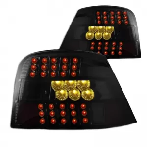 Tailights Set Suitable for VW Golf IV (4) 97-03 LED Smoke Winjet-image-6325327