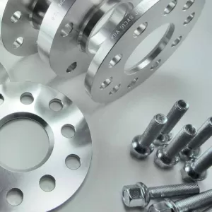 Wheel Spacers 30mm (15mm+15mm) 4x100 with bolts suitable for VW Polo (86C / 86CF) 2 pcs-image-6325426