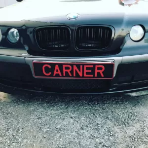 Front Grilles suitable for BMW 3 E46 99-01 Sedan/Touring/Compact M4 Look With Double Grille Glossy Black 2 Pcs-image-6325451