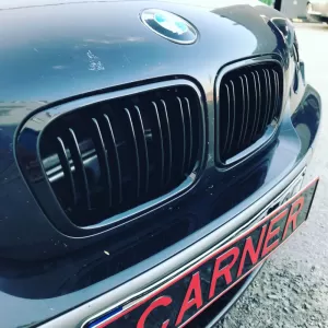 Front Grilles suitable for BMW 3 E46 99-01 Sedan/Touring/Compact M4 Look With Double Grille Glossy Black 2 Pcs-image-6325452