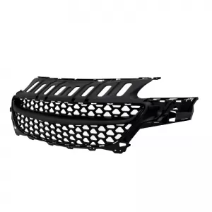 Front Grille suitable for Opel Corsa E 14-19 Honeycomb Mat Black 1pc-image-6325462