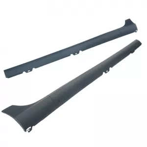 Side Skirts suitable for VW Golf V (5) 03-08 GTI/R32 Look from ABS plastic 2 pc with plastic bases-image-6325558