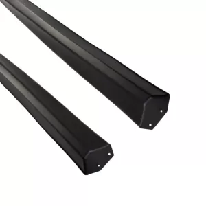 Side Skirts suitable for Audi A3 8V 16-20 Sedan from ABS plastic 2 pcs-image-6325597