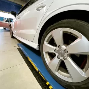 Side Skirts suitable for Audi A3 8V 16-20 Sedan from ABS plastic 2 pcs-image-6325604