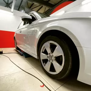 Side Skirts suitable for Audi A3 8V 16-20 Sedan from ABS plastic 2 pcs-image-6325605