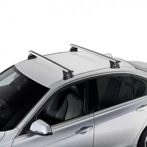 Roof Bars Aluminum Aerodynamic CRUZ 925-703 Airo FIX 118cm Silver 2 Pieces-image-6325622