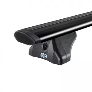 Roof Bars Aluminum Aerodynamic CRUZ 925-713 Airo FIX Dark 118cm Black 2 Pieces-image-6325625