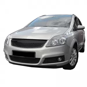 Front Grille suitable for Opel Zafira B 05-08 Honeycomb Badgeless Mat Black 1Pc-image-6325711