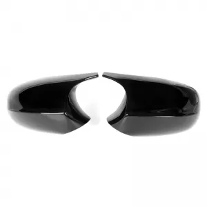 image-66-Mirror Covers suitable for BMW 1 E87/E81/E82/E88, 3 E90, E91/E92, E93 M3/M4 Look Facelift LCI Models Black Glossy 2 Pieces
