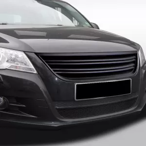 Front Grille suitable for Tiguan mk1 07-11 R Look Black Mat With 2 Double Grilles 1 Pc-image-6325828