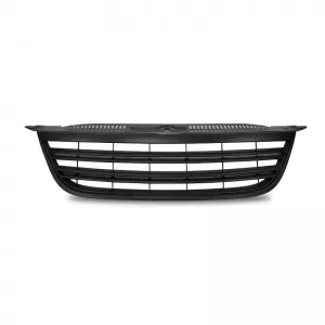Front Grille suitable for Tiguan mk1 07-11 R Look Black Mat With 2 Double Grilles 1 Pc-image-6325829