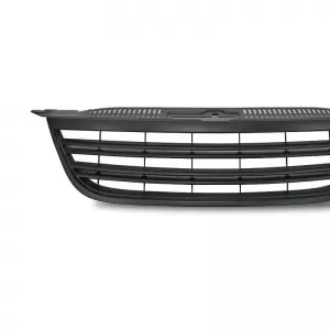 Front Grille suitable for Tiguan mk1 07-11 R Look Black Mat With 2 Double Grilles 1 Pc-image-6325830