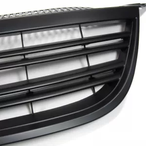 Front Grille suitable for Tiguan mk1 07-11 R Look Black Mat With 2 Double Grilles 1 Pc-image-6325831