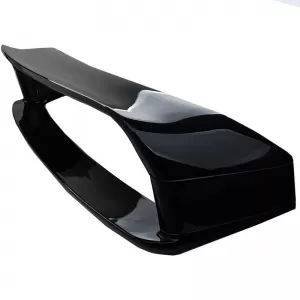 Trunk Spoiler suitable for BMW 3 E36 90-99 Sedan / Coupe M3 GT-Look XL with Spacers Glossy Black from ABS Plastic 4 Pcs-image-6325856