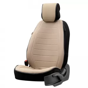 Seat Cushion suitable for Otom Active Line Fabric Lacoste Embossed Beige ACTL-103 1 Piece-image-6325942