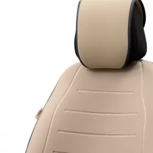 Seat Cushion suitable for Otom Active Line Fabric Lacoste Embossed Beige ACTL-103 1 Piece-image-6325943