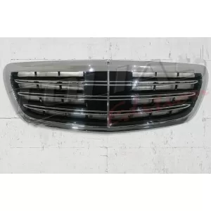 Calandre Grille pour Mercedes S W222 14-08.20 S65 Look Chrome-image-6329013