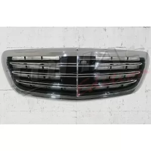 Calandre Grille pour Mercedes S W222 14-08.20 S65 Look Chrome-image-6329015