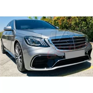 Calandre Grille pour Mercedes S W222 14-08.20 S65 Look Chrome-image-6329018
