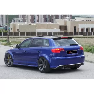 SPOILER suitable for AUDI A3 8P 2003-2008 with 4 doors RS3 Style-image-6326089