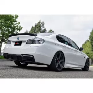 Double ribbed diffuser suitable for BMW F10 F11-image-6326117
