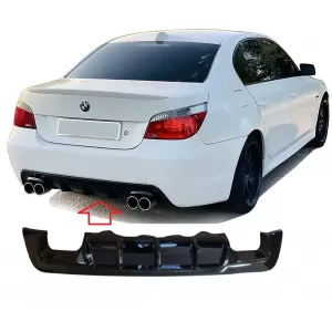image-59-Ribbed diffuser suitable for BMW E60 E61 High Class with clips