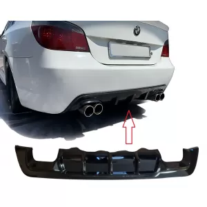 Ribbed diffuser suitable for BMW E60 E61 High Class with clips-image-6326134