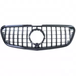 Sport Grille Gloss Black for Mercedes Vito W447 Pre-Facelift 2014-2019-image-6326152