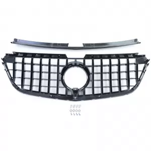 Sport Grille Gloss Black for Mercedes Vito W447 Pre-Facelift 2014-2019-image-6326155