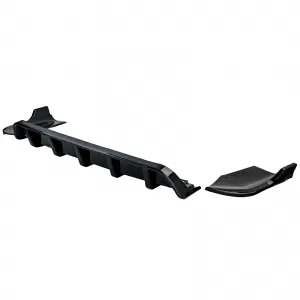 Rear diffuser extension with splitter gloss black for BMW X4 F26 2014-2018-image-6326202