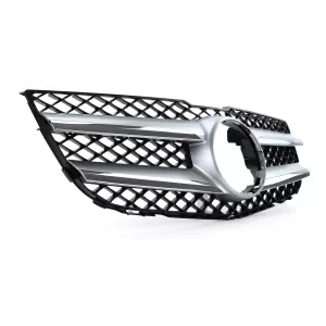 Sport grille black silver fits Mercedes GLK X204 facelift 12-15-image-6326209