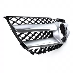 Sport grille black silver fits Mercedes GLK X204 facelift 12-15-image-6326210
