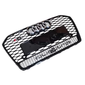 Front Grille RS6 Quattro Style suitable for Audi A6 C7.5 2016 - 2018!-image-6326332