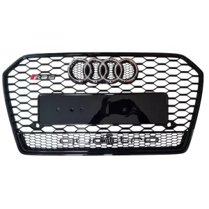 Front Grille RS6 Quattro Style suitable for Audi A6 C7.5 2016 - 2018!-image-6326333
