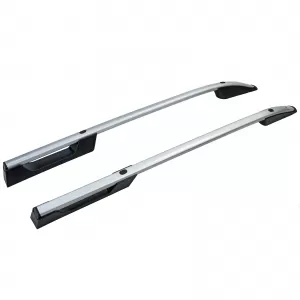 Aluminum roof railing silver retrofit suitable for VW Amarok I 2010-2022-image-6326395