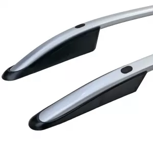 Aluminum roof railing silver retrofit suitable for VW Amarok I 2010-2022-image-6326396