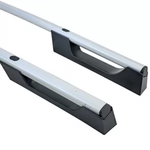 Aluminum roof railing silver retrofit suitable for VW Amarok I 2010-2022-image-6326397