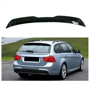 image-35-Trunk spoiler suitable for BMW E91 / BMW E91 Black Gloss!