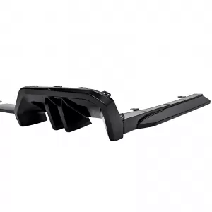 Performance rear diffuser Black Gloss fits 5 Series BMW G60 G61 + i5 from 2023-image-6326407