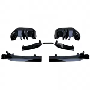 Performance rear diffuser Black Gloss fits 5 Series BMW G60 G61 + i5 from 2023-image-6326408