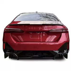 Performance rear diffuser Black Gloss fits 5 Series BMW G60 G61 + i5 from 2023-image-6326409