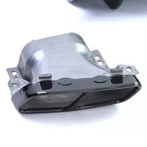 Sport rear diffuser gloss black tailpipes black for Mercedes CLA C117 16-19-image-6326490
