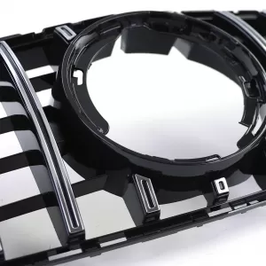 Sport grille black gloss chrome for Mercedes C-Class W205 S205 18-21-image-6326531
