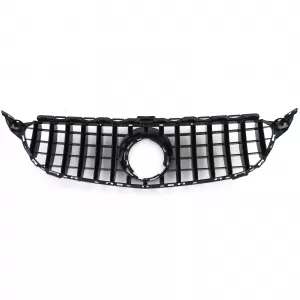 Sport grille black gloss chrome for Mercedes C-Class W205 S205 18-21-image-6326533