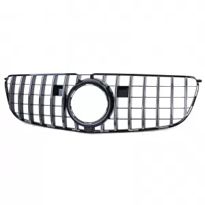 Sport grille black gloss chrome suitable for Mercedes GLS X166 15-19-image-6326617