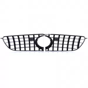 Sport grille black gloss chrome suitable for Mercedes GLS X166 15-19-image-6326621