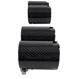 4x carbon exhaust tips tailpipes suitable for BMW M5 F10 M6 F12 F13 F06-image-6326641