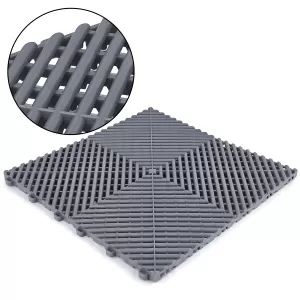 RAMROXX Performance floor tile garage floor Floor grey 40x40cm 6 pieces 0.96sqm-image-6326683